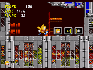 Sonic Hack - Mighty & Ray in Sonic 2 (Ray) 