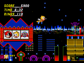 Sonic Hack - Mighty & Ray in Sonic 2 (Ray) 