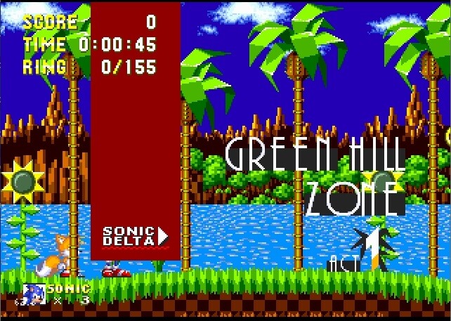 Sonic 1 : Mania Edition  SSega Play Retro Sega Genesis / Mega drive video  games emulated online in your browser.