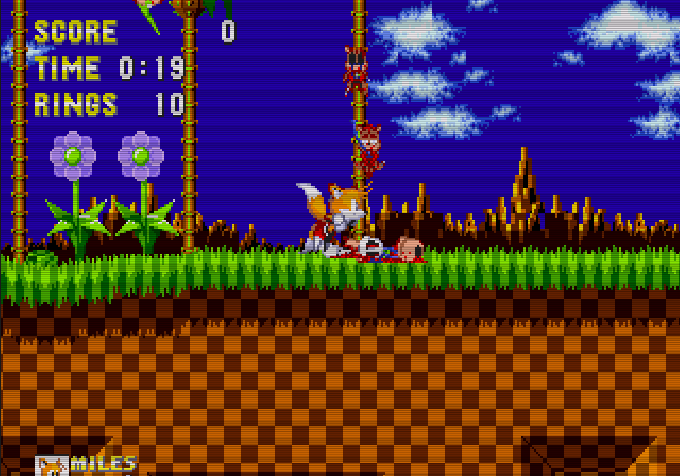 Sonic 2.EXE  Sonic Hacks ~ Gameplay 