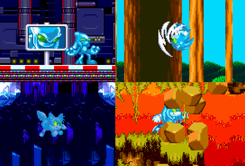 Mecha Sonic in Sonic 3 [Sonic 3 A.I.R.] [Mods]