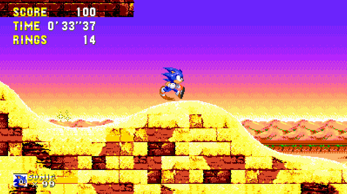 Sonic Hacks ✪ Sonic 2 : Darkspine Sonic 