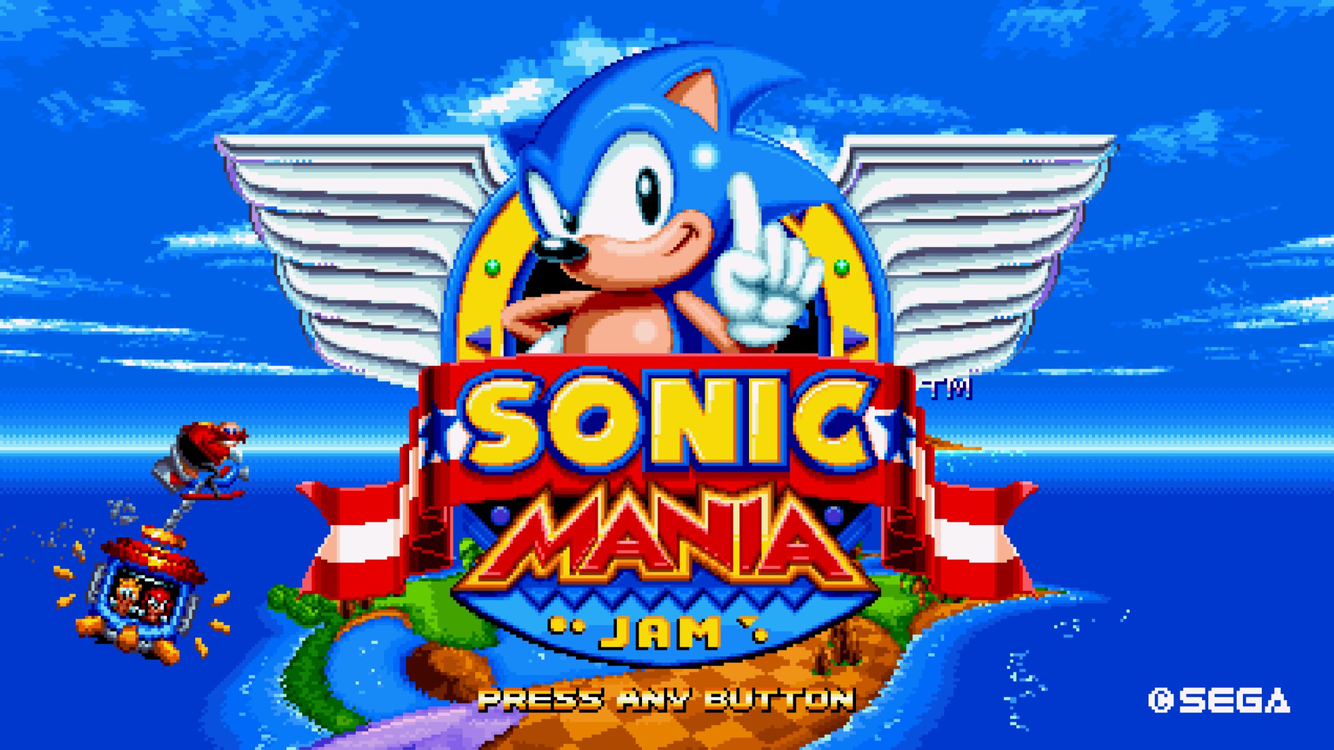 Sprite comparison for Mania's intro animation (SegaSonic, Sonic 1