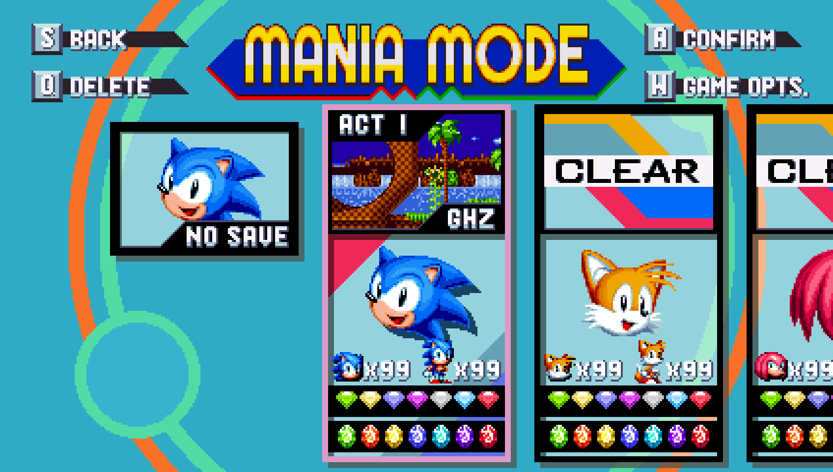 Sonic mania (plus version) RSDKv5U decompilation Android test 