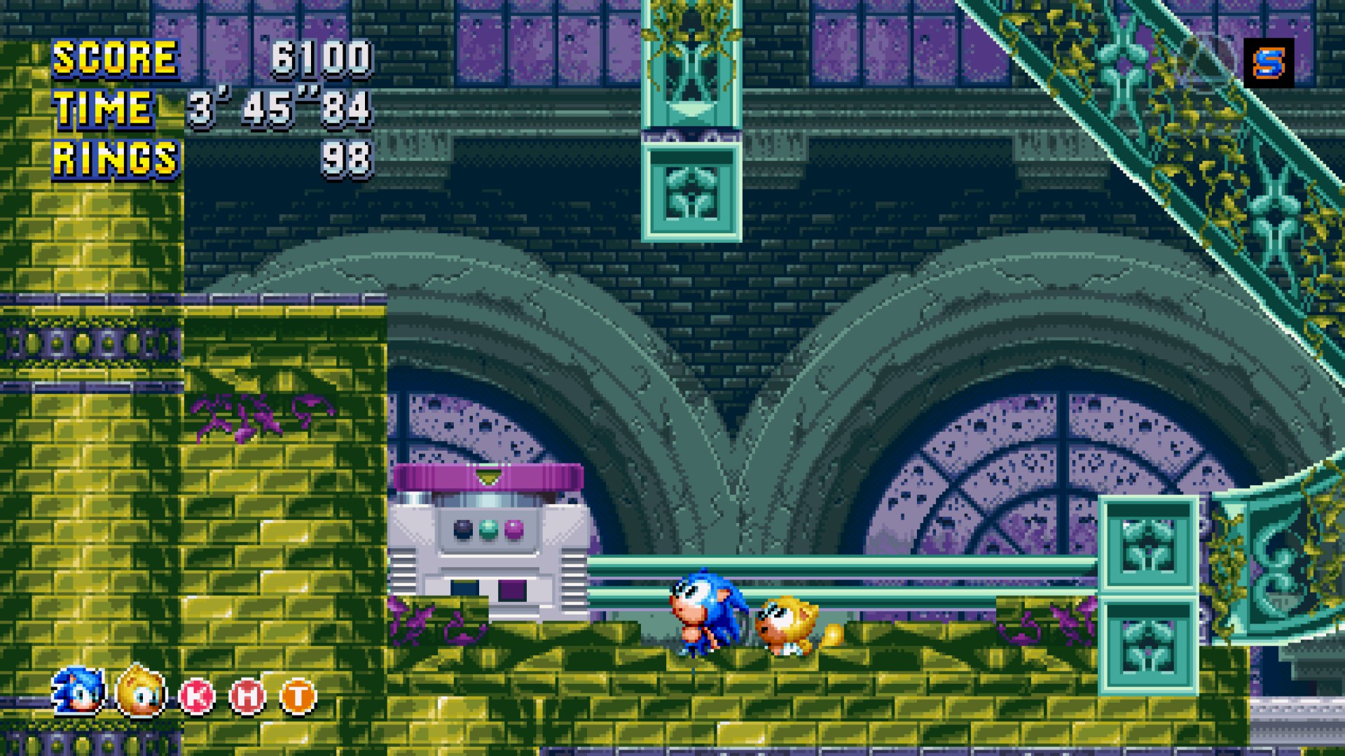 Sonic Mania - Green Hill Zone Act 2 + Special Stage + Boss Fight 