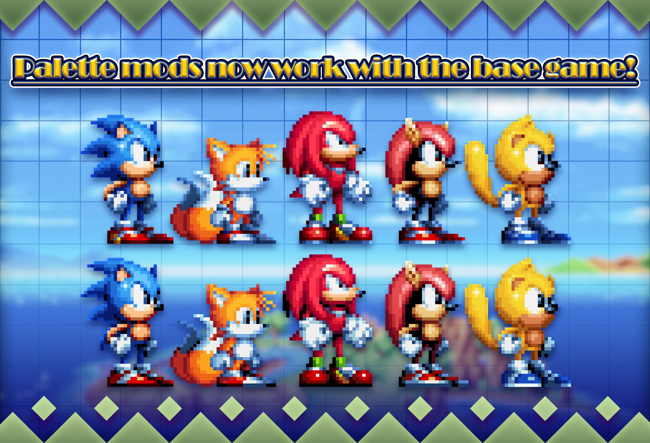 Tails Custom Super Sprites/Super Tails Animations [Sonic Mania] [Mods]