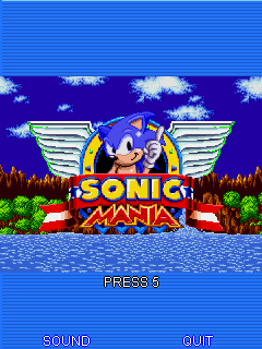 sonic mania phone