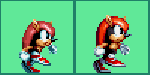 A quick sprite animation I made on my phone, Sonic & Mighty! : r