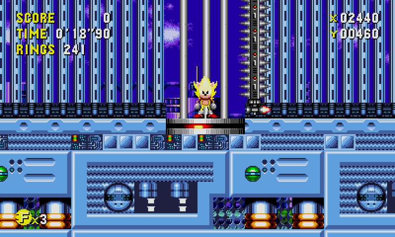 Super Sonic In Sonic 3 - Colaboratory