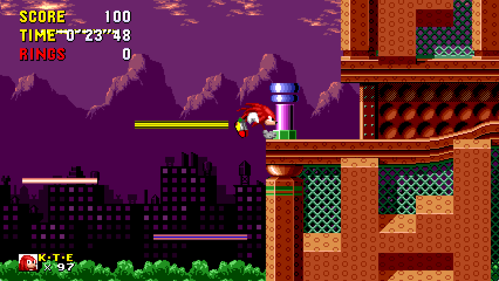 Sonic 1 Styled Knuckles [Sonic the Hedgehog Forever] [Mods]