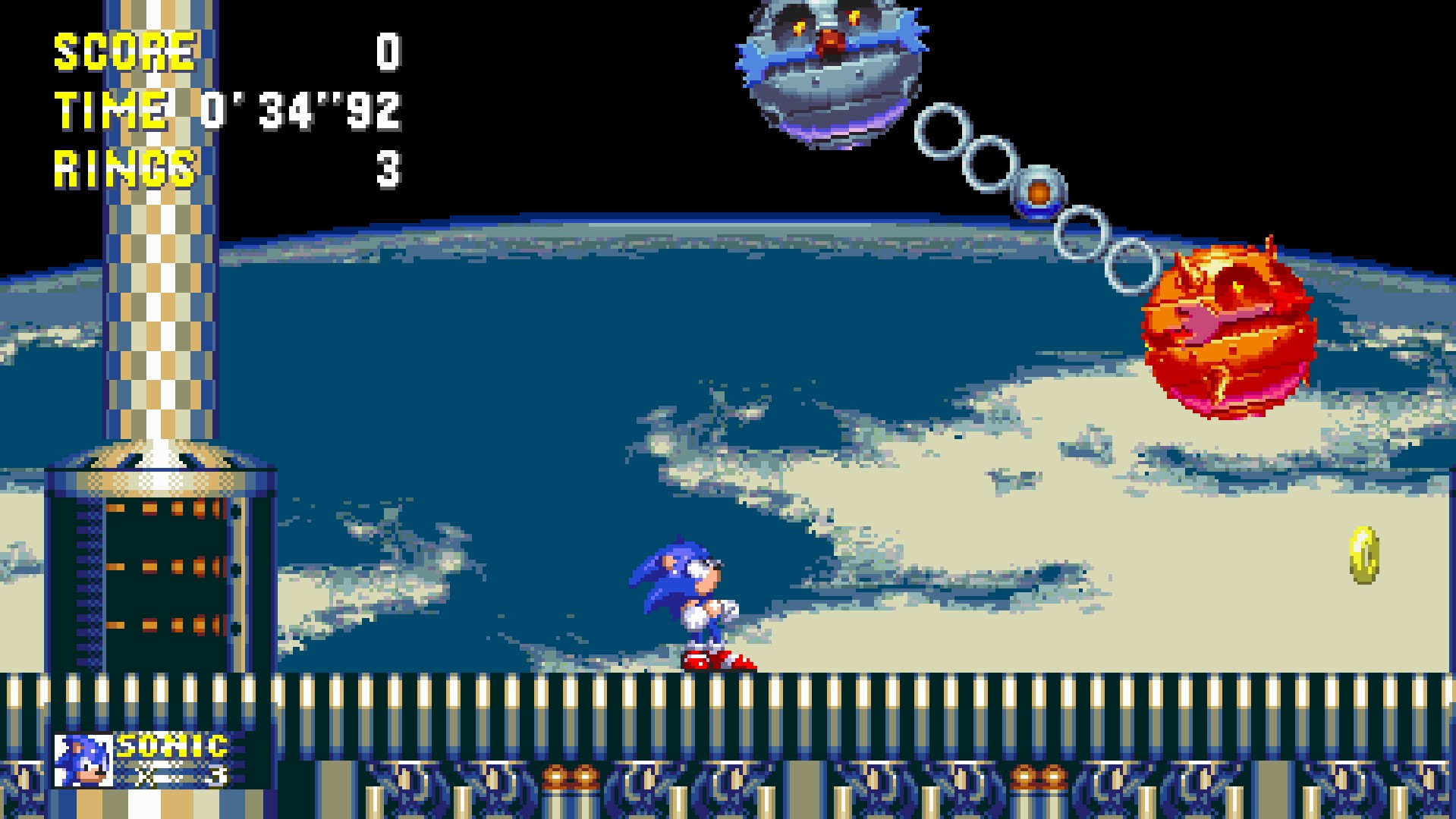 Sonic boss over Eggman ~ Sonic 3 A.I.R. mods ~ Gameplay 